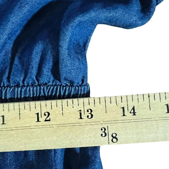 LEI X Taylor Swift Collab Denim Sundress Western Festival Dress Large - Picture 8 of 12